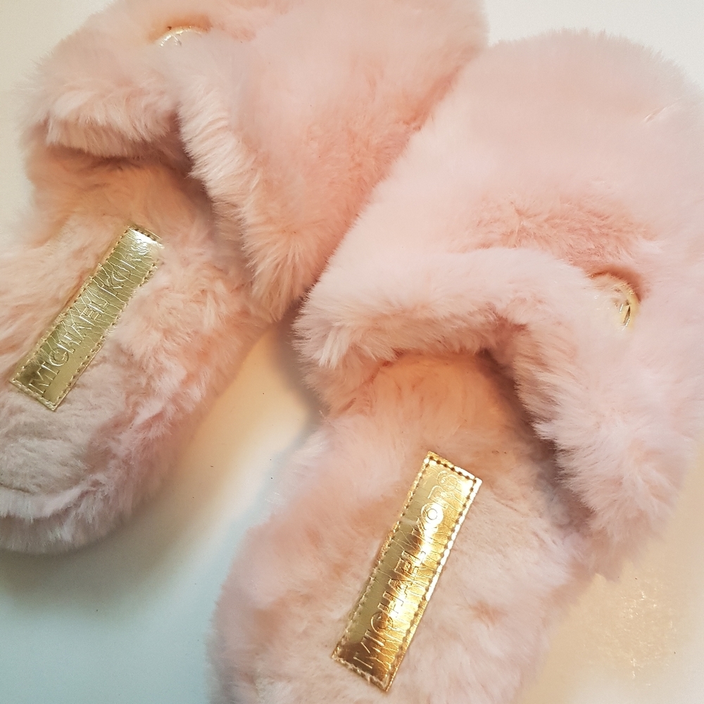 Pink Michael Kors Slippers